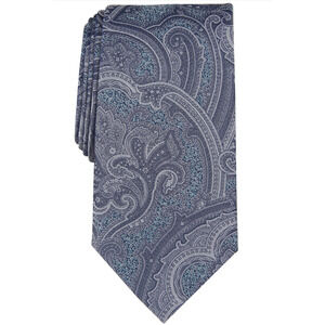 Michael Kors Men Farington Paisley Tie Aqua